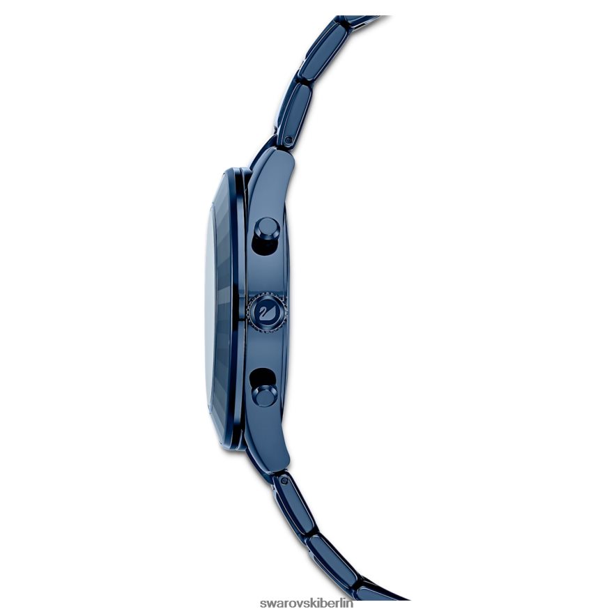 Swarovski Octea Lux Sportuhr Swiss Made, Metallarmband, blau, blaues Finish Zubehör HLT4481232
