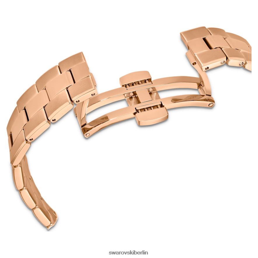 Swarovski Octea Lux Sportuhr Swiss Made, Metallarmband, braun, goldfarbenes Finish Zubehör HLT4481149