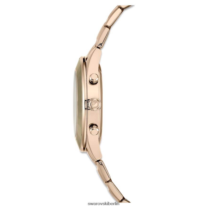 Swarovski Octea Lux Sportuhr Swiss Made, Metallarmband, goldfarben, champagnergoldfarbenes Finish Zubehör HLT4481136