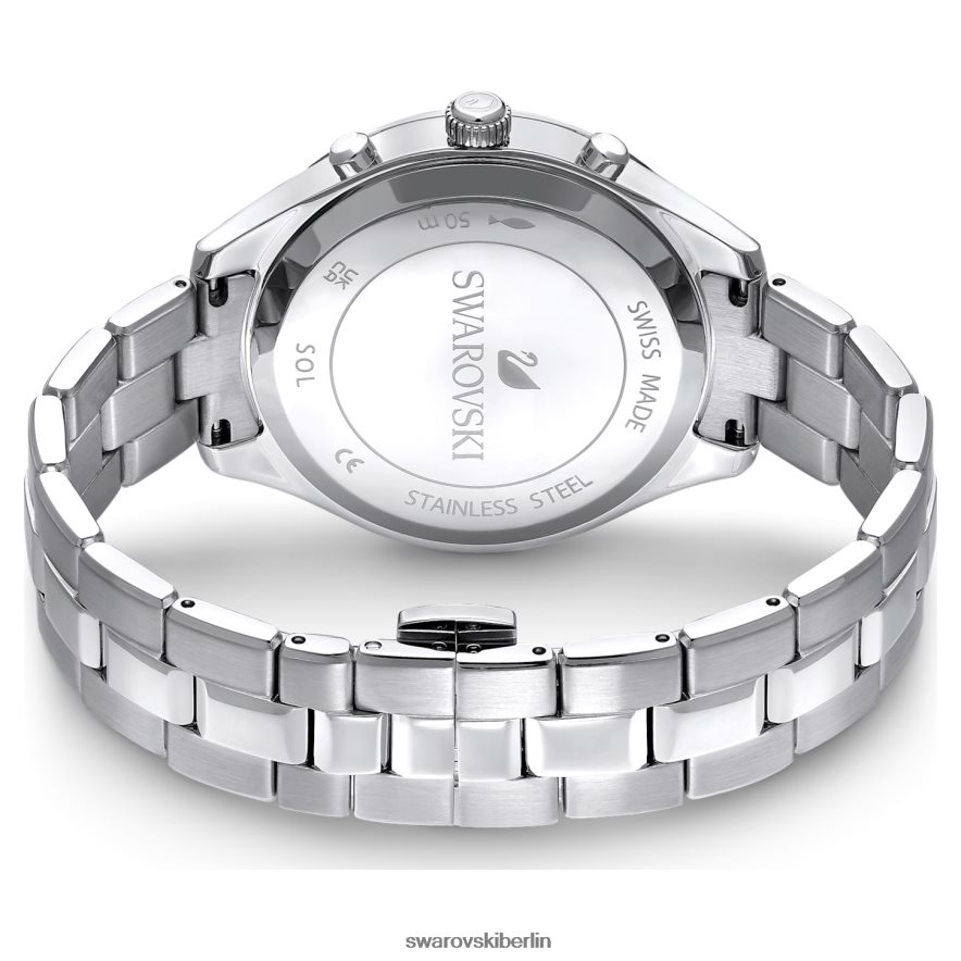 Swarovski Octea Lux Sportuhr Swiss Made, Metallarmband, lila, Edelstahl Zubehör HLT4481226