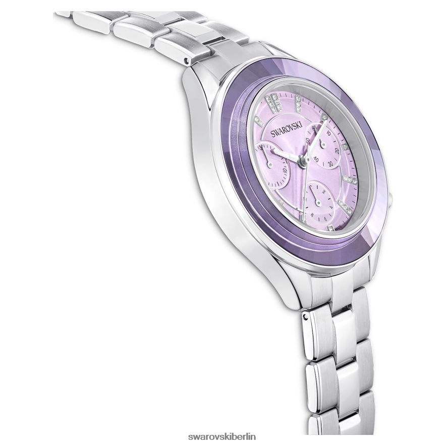 Swarovski Octea Lux Sportuhr Swiss Made, Metallarmband, lila, Edelstahl Zubehör HLT4481226