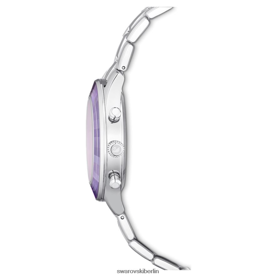 Swarovski Octea Lux Sportuhr Swiss Made, Metallarmband, lila, Edelstahl Zubehör HLT4481226