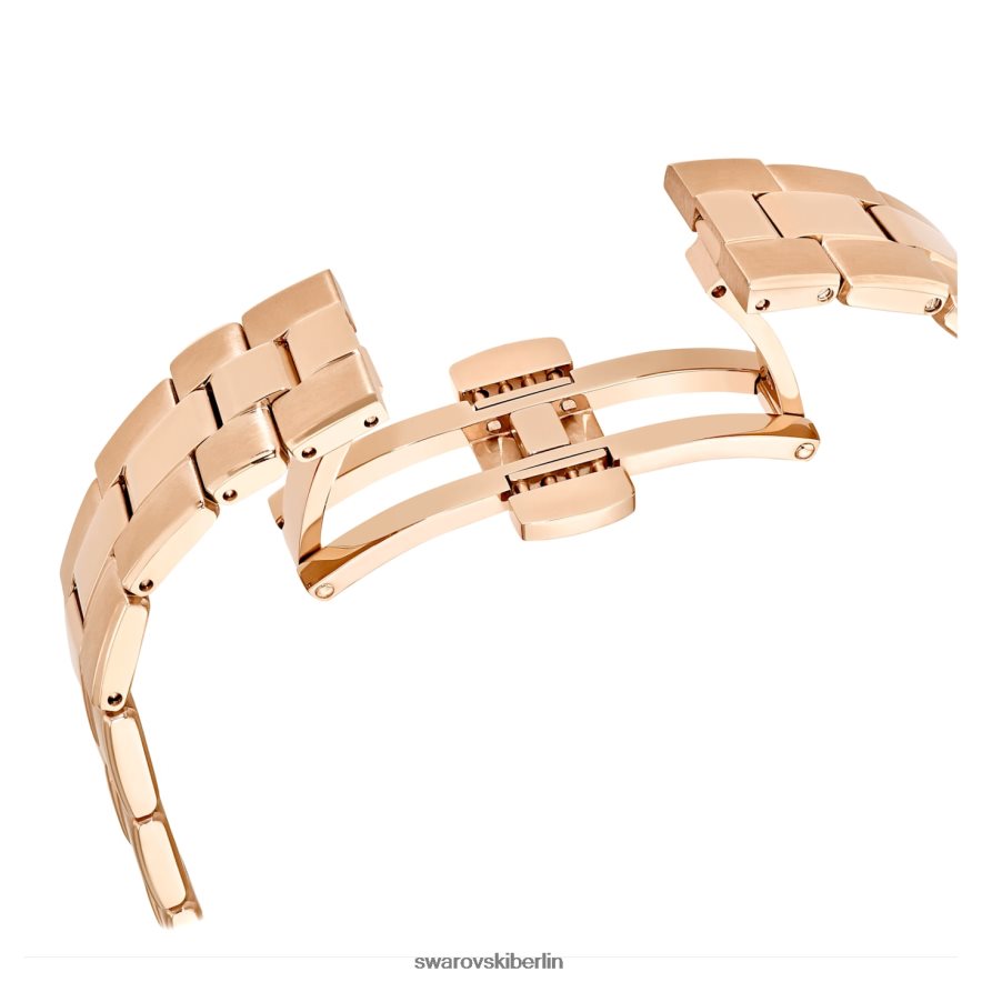 Swarovski Octea Lux Sportuhr Swiss Made, Metallarmband, rot, roségoldfarbenes Finish Zubehör HLT4481176