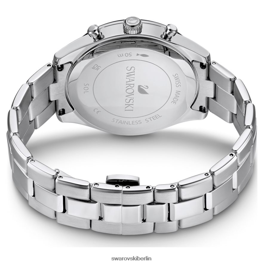 Swarovski Octea Lux Sportuhr Swiss Made, Metallarmband, schwarz, Edelstahl Zubehör HLT4481243