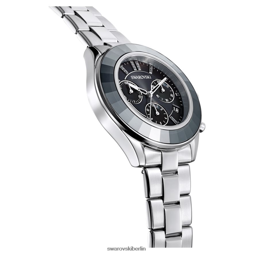 Swarovski Octea Lux Sportuhr Swiss Made, Metallarmband, schwarz, Edelstahl Zubehör HLT4481243