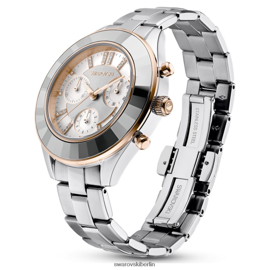 Swarovski Octea Lux Sportuhr Swiss Made, Metallarmband, silberfarben, Edelstahl Zubehör HLT4481192