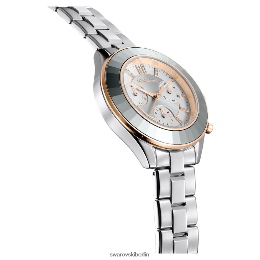 Swarovski Octea Lux Sportuhr Swiss Made, Metallarmband, silberfarben, Edelstahl Zubehör HLT4481192
