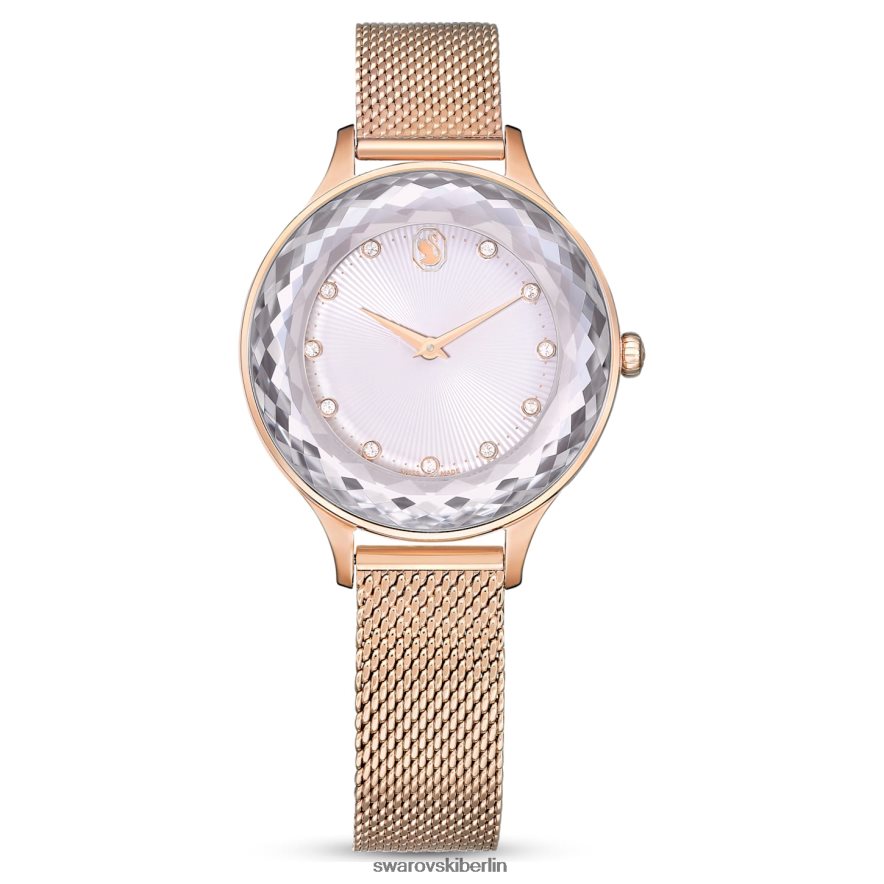 Swarovski Octea Nova Uhr In der Schweiz hergestellt, Metallarmband, roségoldfarben, roségoldfarbenes Finish Zubehör HLT4481198