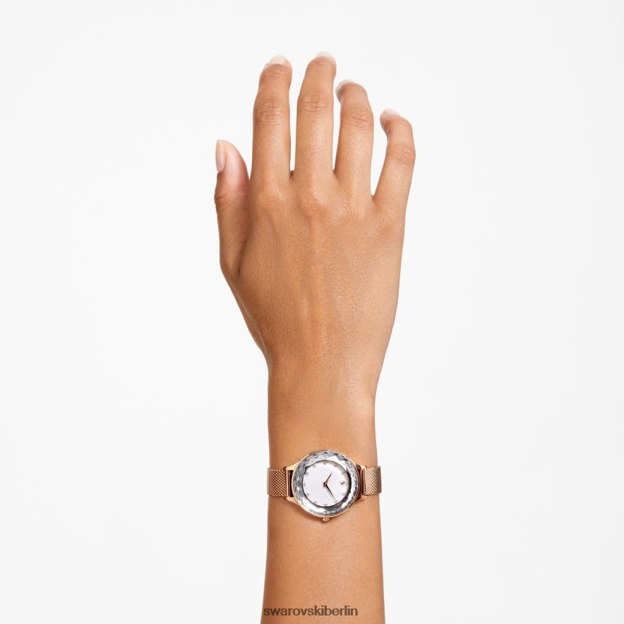 Swarovski Octea Nova Uhr In der Schweiz hergestellt, Metallarmband, roségoldfarben, roségoldfarbenes Finish Zubehör HLT4481198