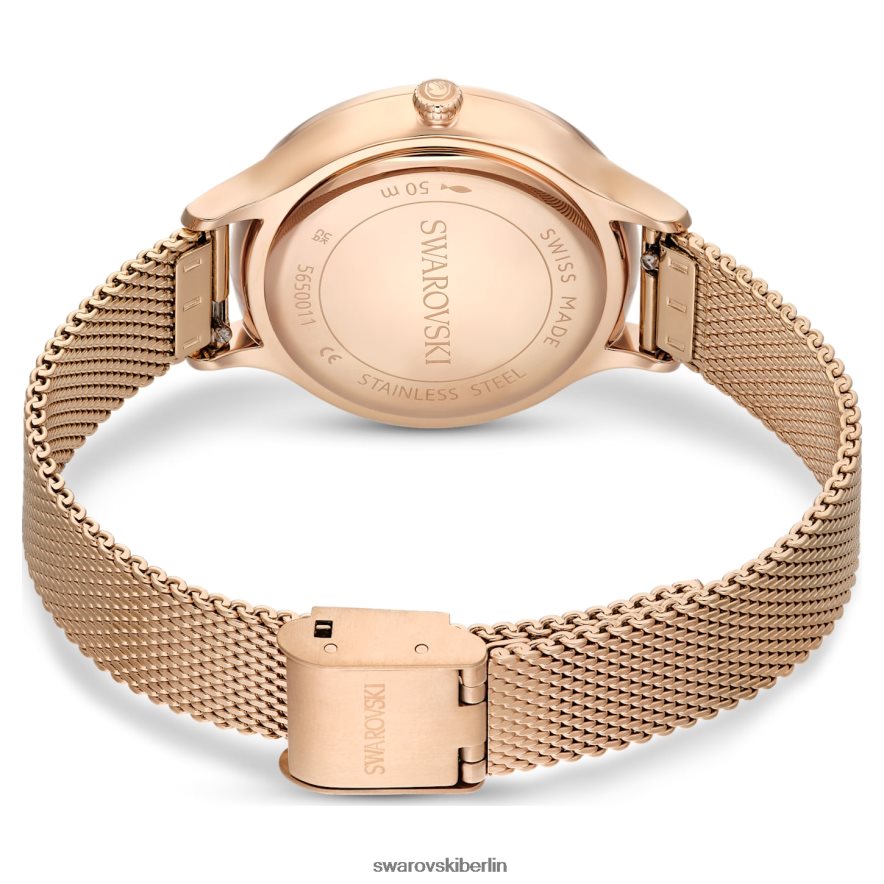 Swarovski Octea Nova Uhr In der Schweiz hergestellt, Metallarmband, roségoldfarben, roségoldfarbenes Finish Zubehör HLT4481198