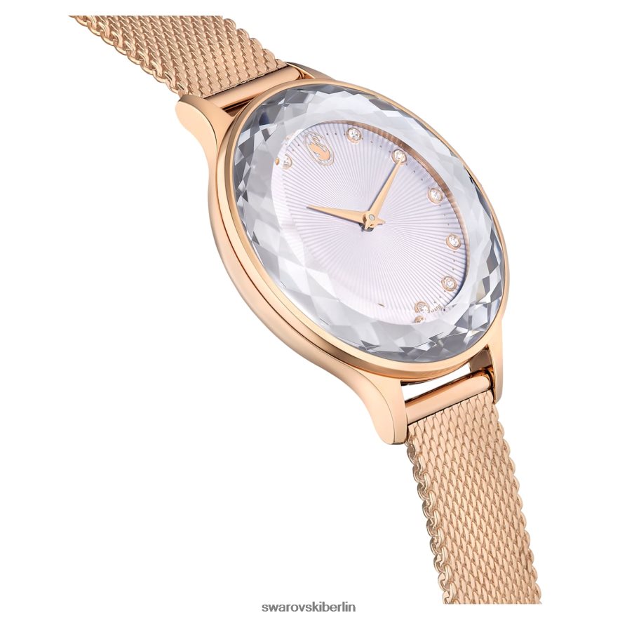 Swarovski Octea Nova Uhr In der Schweiz hergestellt, Metallarmband, roségoldfarben, roségoldfarbenes Finish Zubehör HLT4481198