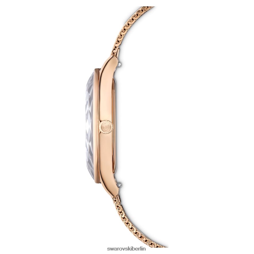 Swarovski Octea Nova Uhr In der Schweiz hergestellt, Metallarmband, roségoldfarben, roségoldfarbenes Finish Zubehör HLT4481198