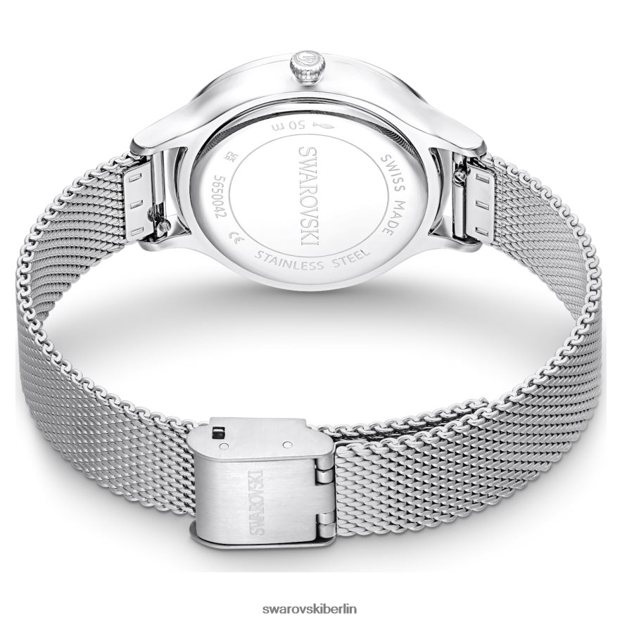 Swarovski Octea Nova Uhr Swiss Made, Metallarmband, schwarz, Edelstahl Zubehör HLT4481241