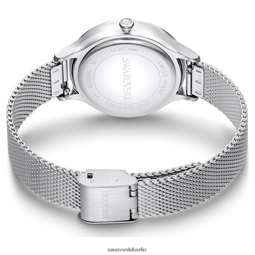 Swarovski Octea Nova Uhr Swiss Made, Metallarmband, silberfarben, Edelstahl Zubehör HLT4481242