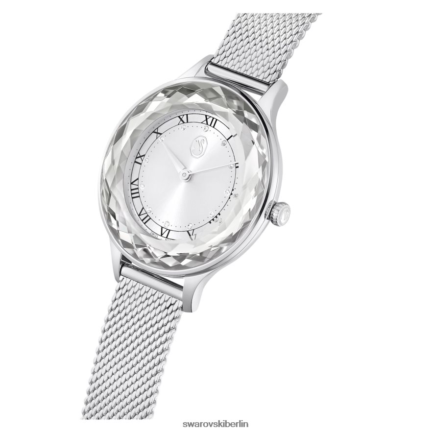 Swarovski Octea Nova Uhr Swiss Made, Metallarmband, silberfarben, Edelstahl Zubehör HLT4481242