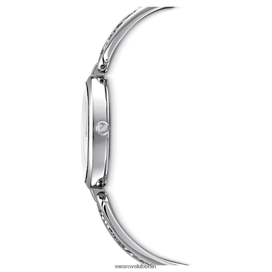 Swarovski Traum-Rock-Uhr Swiss Made, Metallarmband, silberfarben, Edelstahl Zubehör HLT4481236