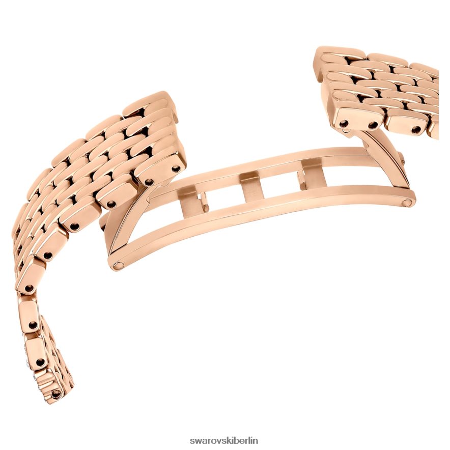 Swarovski Uhr anziehen In der Schweiz gefertigt, vollständig ausgefasst, Metallarmband, roségoldfarben, roségoldfarbenes Finish Zubehör HLT4481161