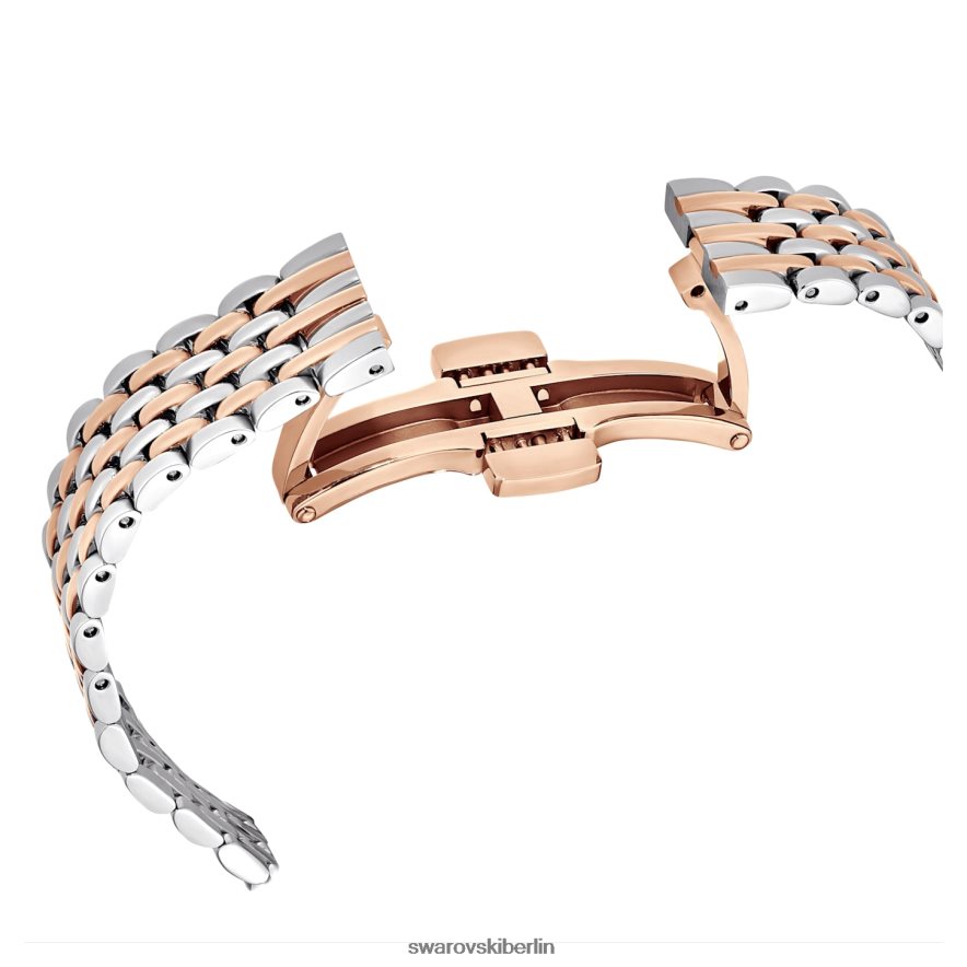 Swarovski Uhr mit kristalliner Aura Swiss Made, Metallarmband, Roségoldton, gemischte Metalloberfläche Zubehör HLT4481167