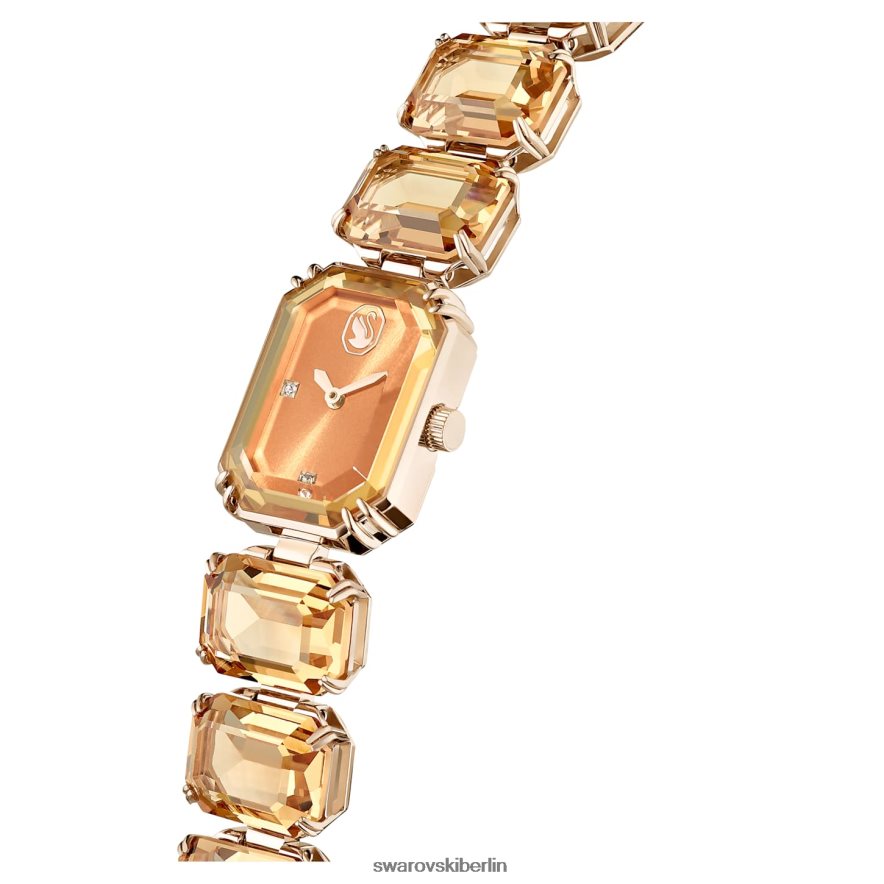 Swarovski betrachten Armband im Achteckschliff, braun, champagnergoldfarbenes Finish Zubehör HLT4481141