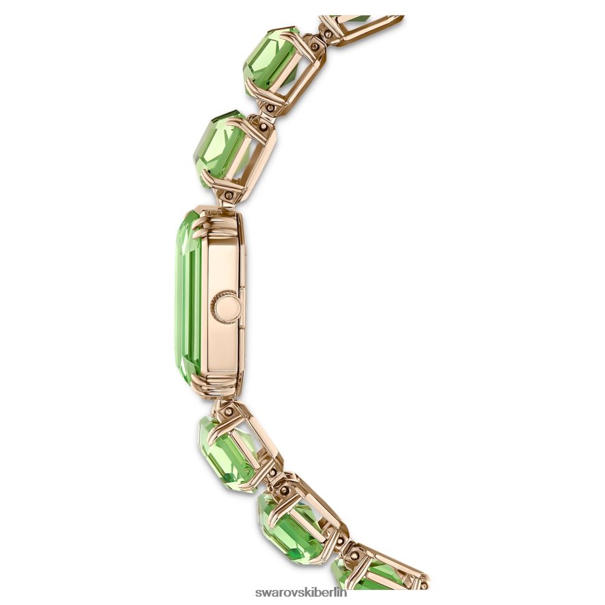 Swarovski betrachten Armband im Achteckschliff, grün, champagnergoldfarbenes Finish Zubehör HLT4481142