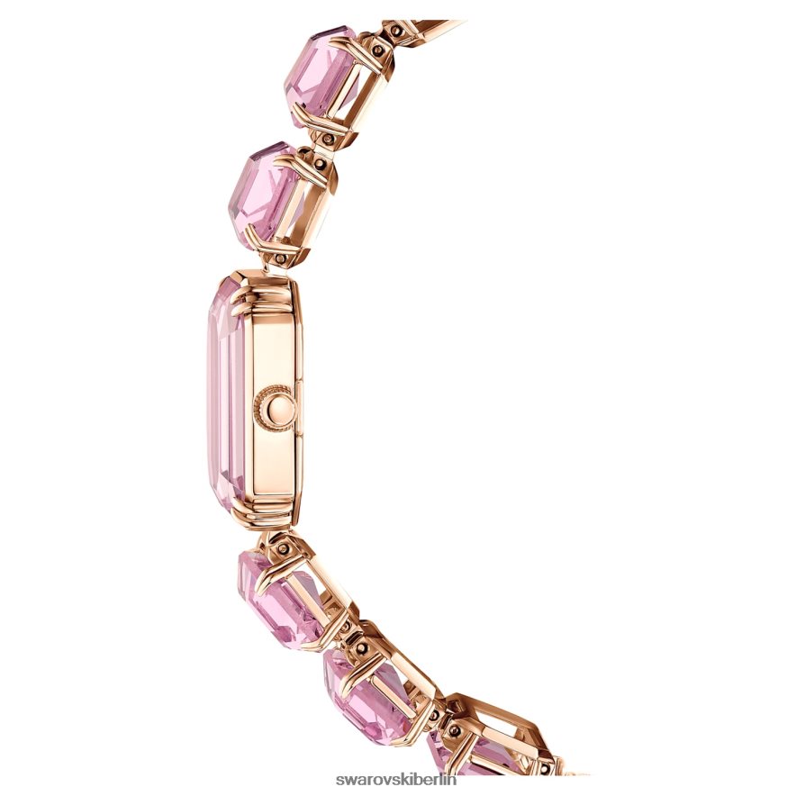 Swarovski betrachten Armband im Achteckschliff, rosa, roségoldfarbenes Finish Zubehör HLT4481200