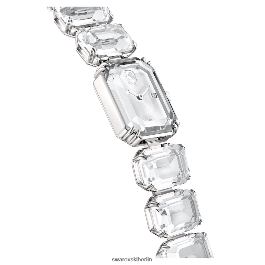 Swarovski betrachten Armband im Achteckschliff, weiß, Edelstahl Zubehör HLT4481225