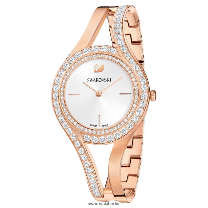 Swarovski ewige Wache In der Schweiz hergestellt, Metallarmband, roségoldfarben, roségoldfarbenes Finish Zubehör HLT4481158