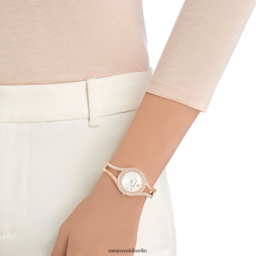 Swarovski ewige Wache In der Schweiz hergestellt, Metallarmband, roségoldfarben, roségoldfarbenes Finish Zubehör HLT4481158