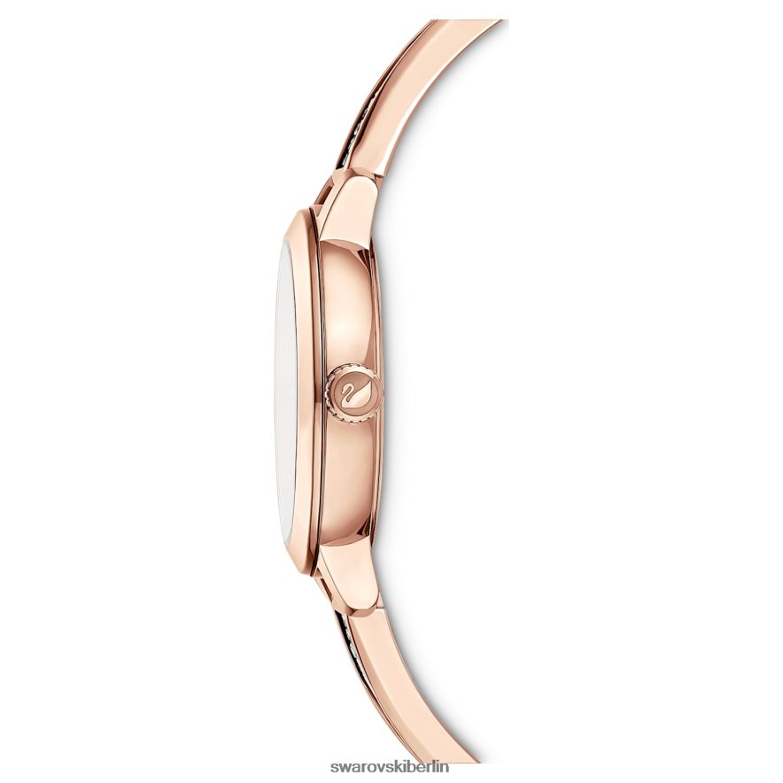 Swarovski kosmische Rockuhr In der Schweiz hergestellt, Metallarmband, roségoldfarben, roségoldfarbenes Finish Zubehör HLT4481170