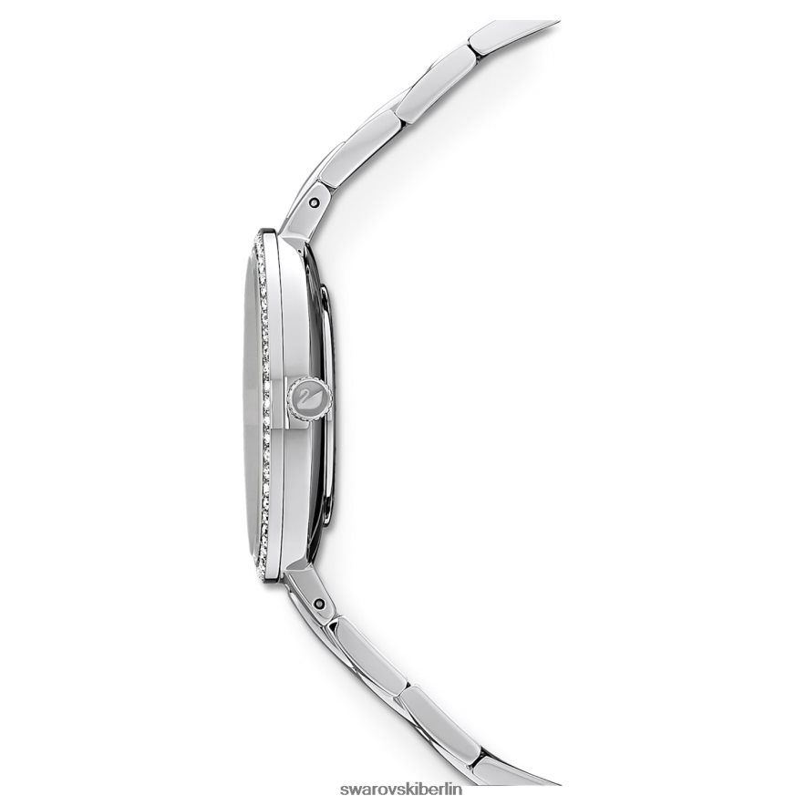 Swarovski kosmopolitische Uhr Swiss Made, Metallarmband, blau, Edelstahl Zubehör HLT4481233