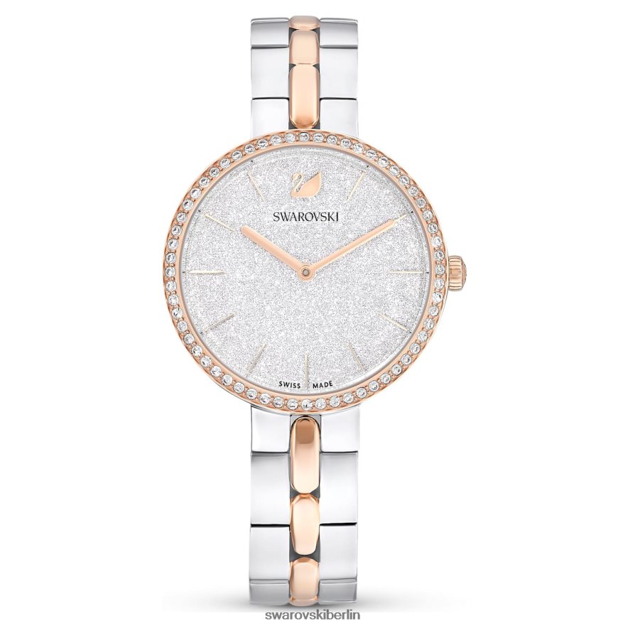 Swarovski kosmopolitische Uhr Swiss Made, Metallarmband, weiß, Metallmix-Finish Zubehör HLT4481156